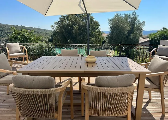 6 Pers Uzes Piscine Lagon Et Vue Garrigue Villa *