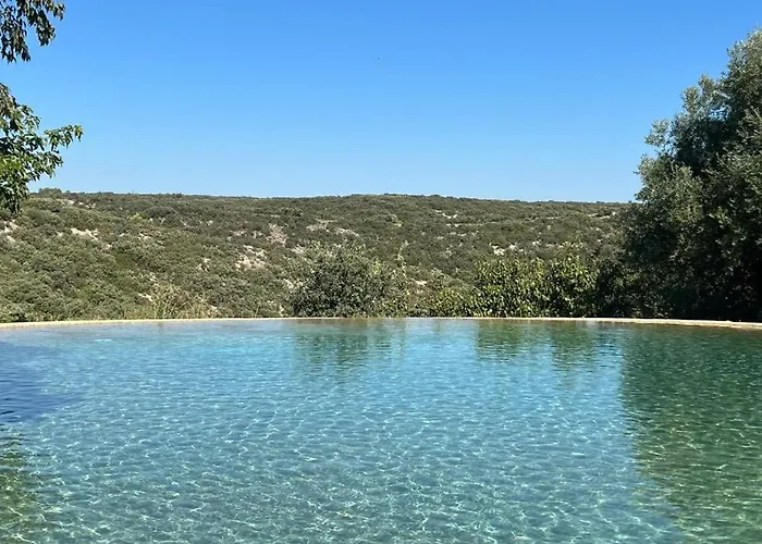 6 Pers Uzes Piscine Lagon Et Vue Garrigue Villa *